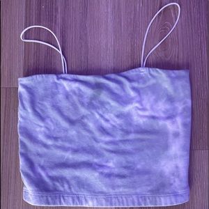 Tube top with straps